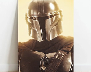 Quadro Decorativo A4 - The Mandalorian