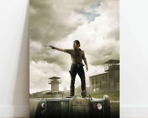 Quadro Decorativo A4 - The Walking Dead