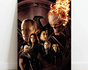 Quadro Decorativo A4 - Agents of S.H.I.E.L.D.