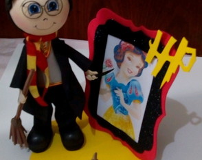 Harry Potter em EVA 3D com porta retrato