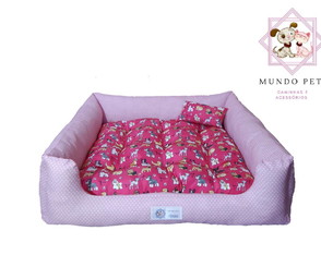 Cama pet cães e gatos - M (modelo princesa)