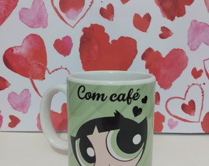 Canecas Super Poderosas com Café e sem Café