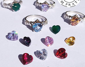 Anel Aliança "claddagh" em Prata 950