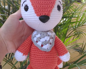 Raposa Amigurumi Crochê