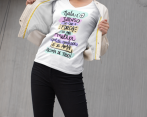 Camiseta Dia das Mulheres T-shirt