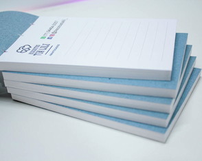 4 Blocos Anotações Personalizado 10x14cm com Sua Marca