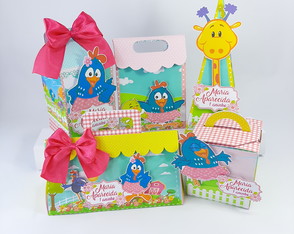 Kit de Lembrancinhas Personalizadas Galinha Pintadinha