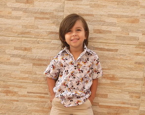 Camisa Social Infantil do Mickey