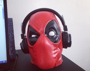 Cabeça Deadpool Suporte Para Fones De Ouvido