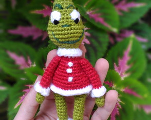 Grinch Amigurumi crochê