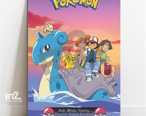 Placa Decorativa Desenhos Animados Pokémon pdad-49