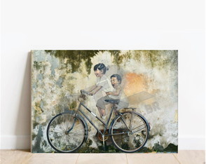 Placa Decorativa Desenho Artístico Bicicleta pdar-02