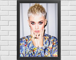 Quadro decorativo A3 Katy Perry