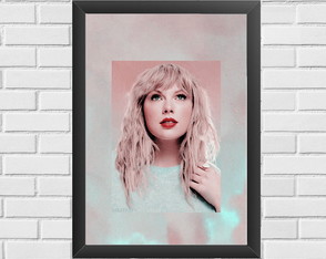 Quadro decorativo A3 Taylor Swift