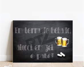 Placa Decorativa Bebidas pdbe-14