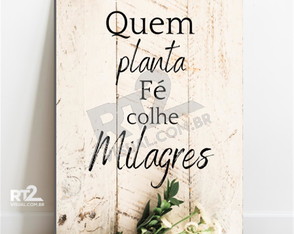 Placa decorativa Frases Religiosas pdrl-01