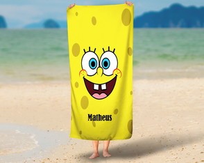 Kit toalhas personalizadas Bob sponja