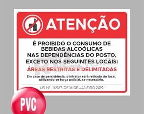 Placa Lei Postos de Combustíveis São Paulo - ee0QM