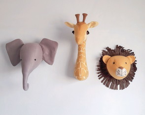 Cabeças de Animais de Parede