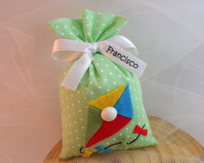 Lembrancinha Personalizada Menino Sachê Perfumado Pipa