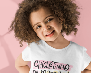 Camiseta Infantil Dia das Mães