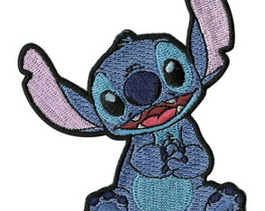 Stitch Sentado Disney Patch Termocolante