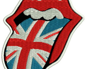 Lingua Inglaterra Uk Rock Patch Termocolante