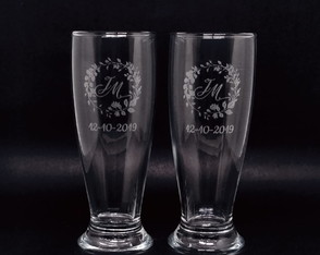 Copo de Cerveja Tulipa Personalizado Jateado (laser) 24 un