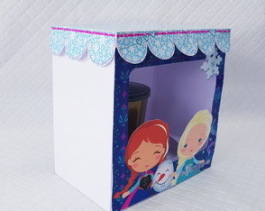 Kit c/ 5 arquivos de corte 37-CAIXA COPO FROZEN STUDIO E PDF