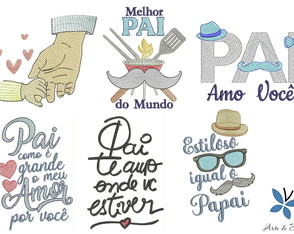 Matrizes de bordado - Dia dos Pais 023