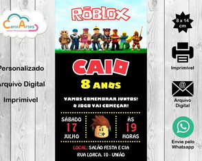 Arte digital roblox feminino  Produtos Personalizados no Elo7