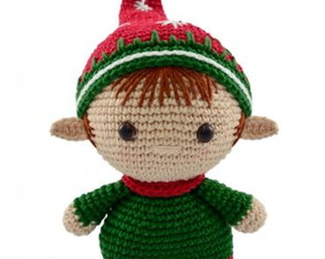 Kit amigurumi coleção natal 2021 Círculo - Duende Fred