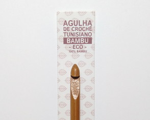 Agulha de crochê tunisiano bambu Eco Círculo - 6 mm