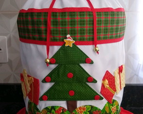 Capa Galão de Água Invertida Natal 20 l