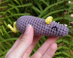 Ratinho com Catnip Brinquedo para Gatos Amigurumi Crochê