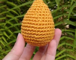 Coxinha com Catnip Brinquedo para Gatos Amigurumi Crochê