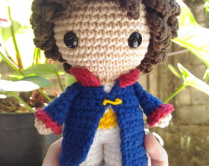 Pequeno Príncipe Personalizado Amigurumi crochê