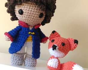 Kit Pequeno Príncipe Personalizado + Raposa Amigurumi crochê