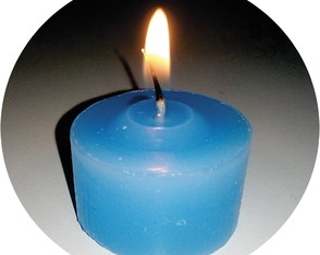 > Azul! Kit 100 Velas Rechaud Alto Astral Promoção