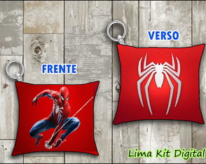 Chaveiro Almofada Homem Aranha