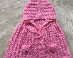 Poncho para Bebê de 3 a 6 Meses