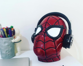 Cabeça Homem-aranha Suporte Para Fones De Ouvido