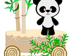 Arquivo de Corte Panda Menino 07