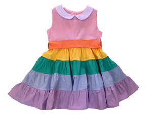 Vestido arco iris candy color