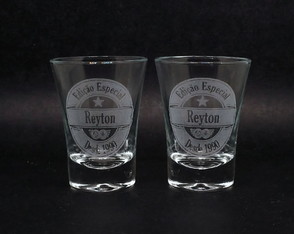 Copo de Shot Personalizado Jateado (laser)