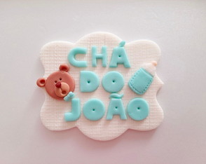 Placa 10 cm para Decoração de Bolos