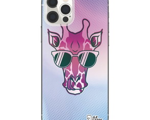 Capa Capinha Case Celular Personalizada Girafa Óculos