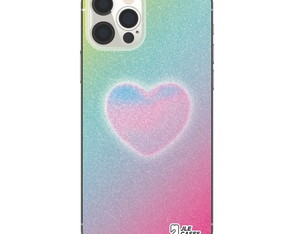 Capa Capinha Case Celular Personalizada Coração Colorido