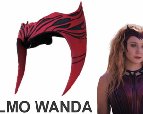 WandaVision cosplay Elmo capacete mascara