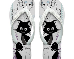 Chinelos Havaianas Personalizados Gatos TR [1]